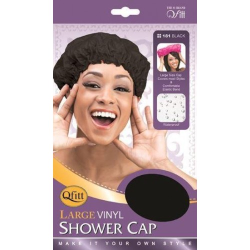 Qfitt Large Vinyl Shower Cap #180